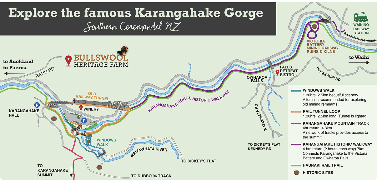 Map Karangahake